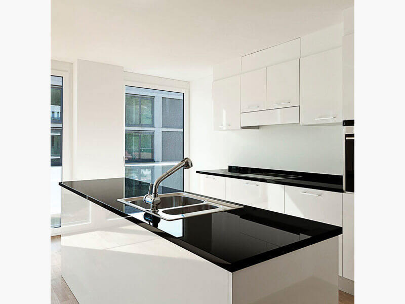 quartz stone kitchen cabinet