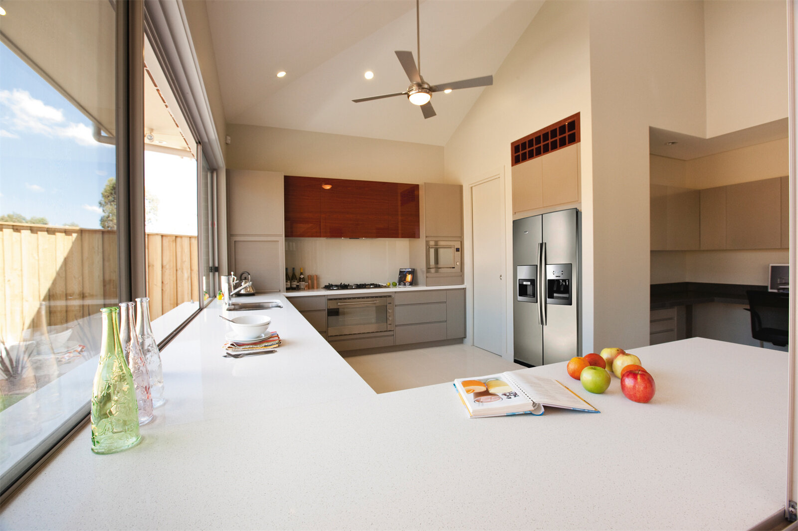 Miami White Quartz Countertops