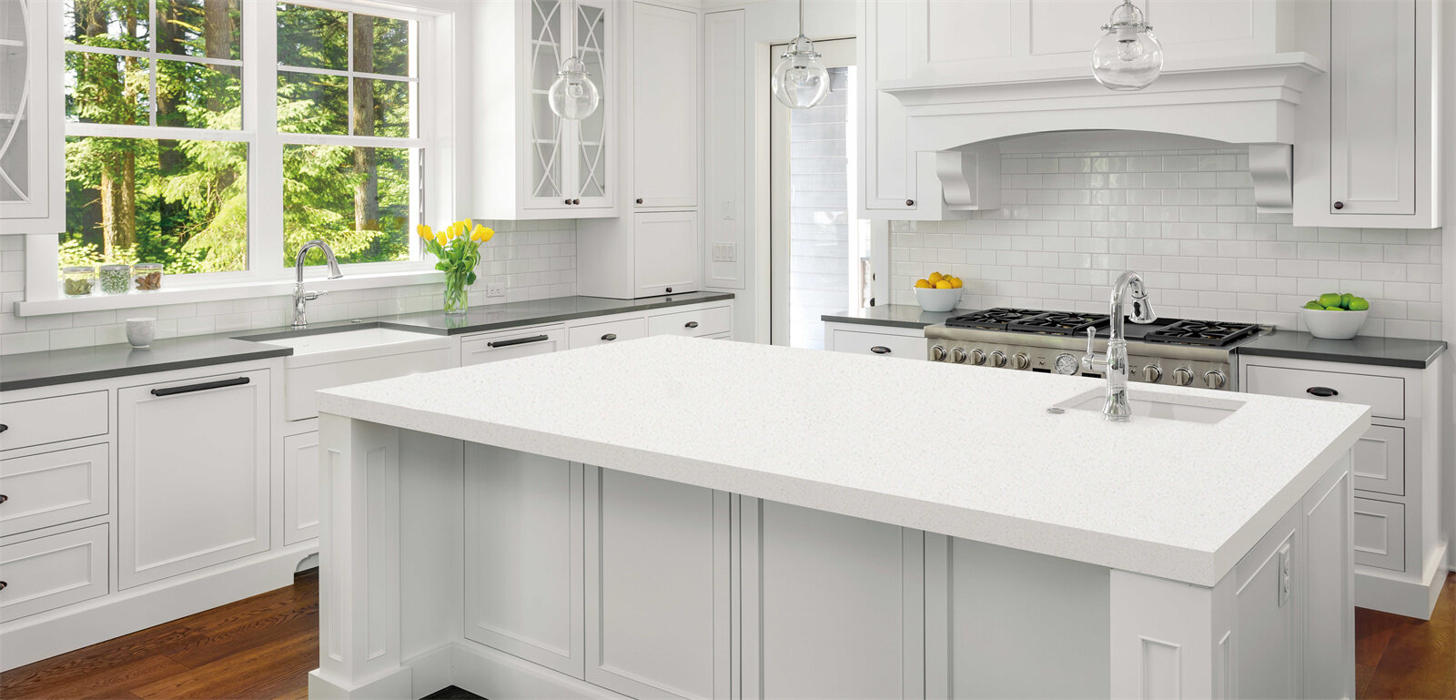 Miami White Quartz Countertops: Elevating Kitchen Aesthetics and Functionality
