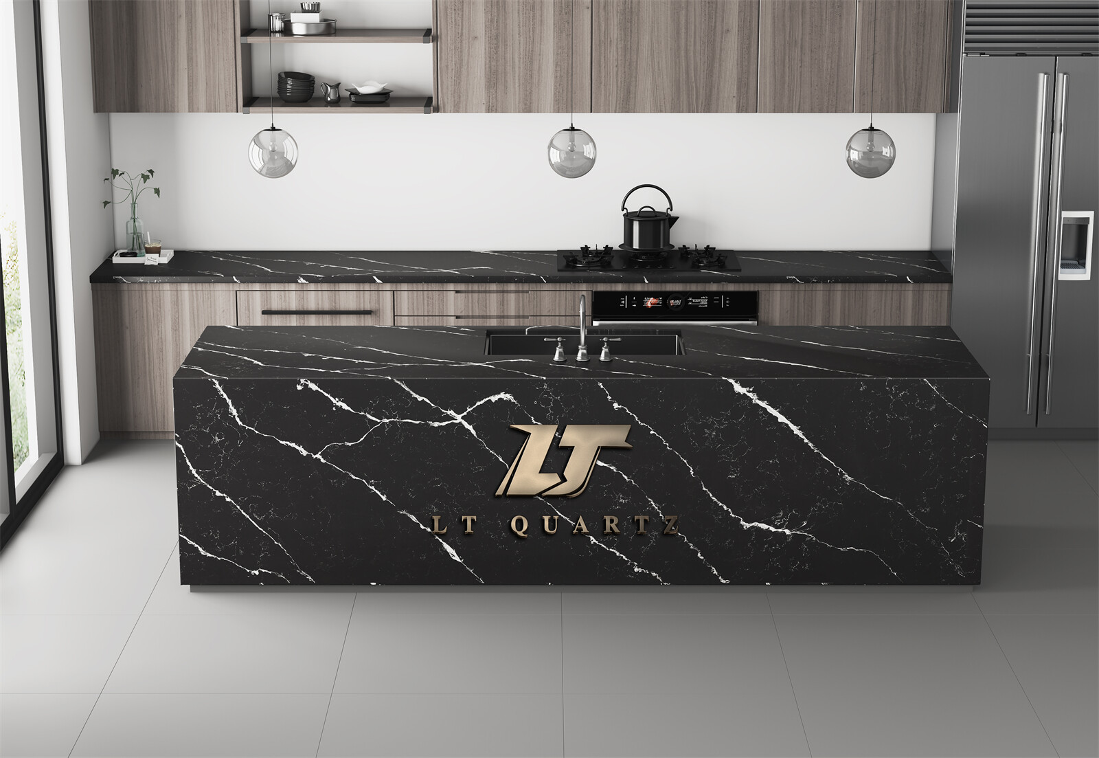 Why Marquina Midnight Quartz Shines In Interior Design?