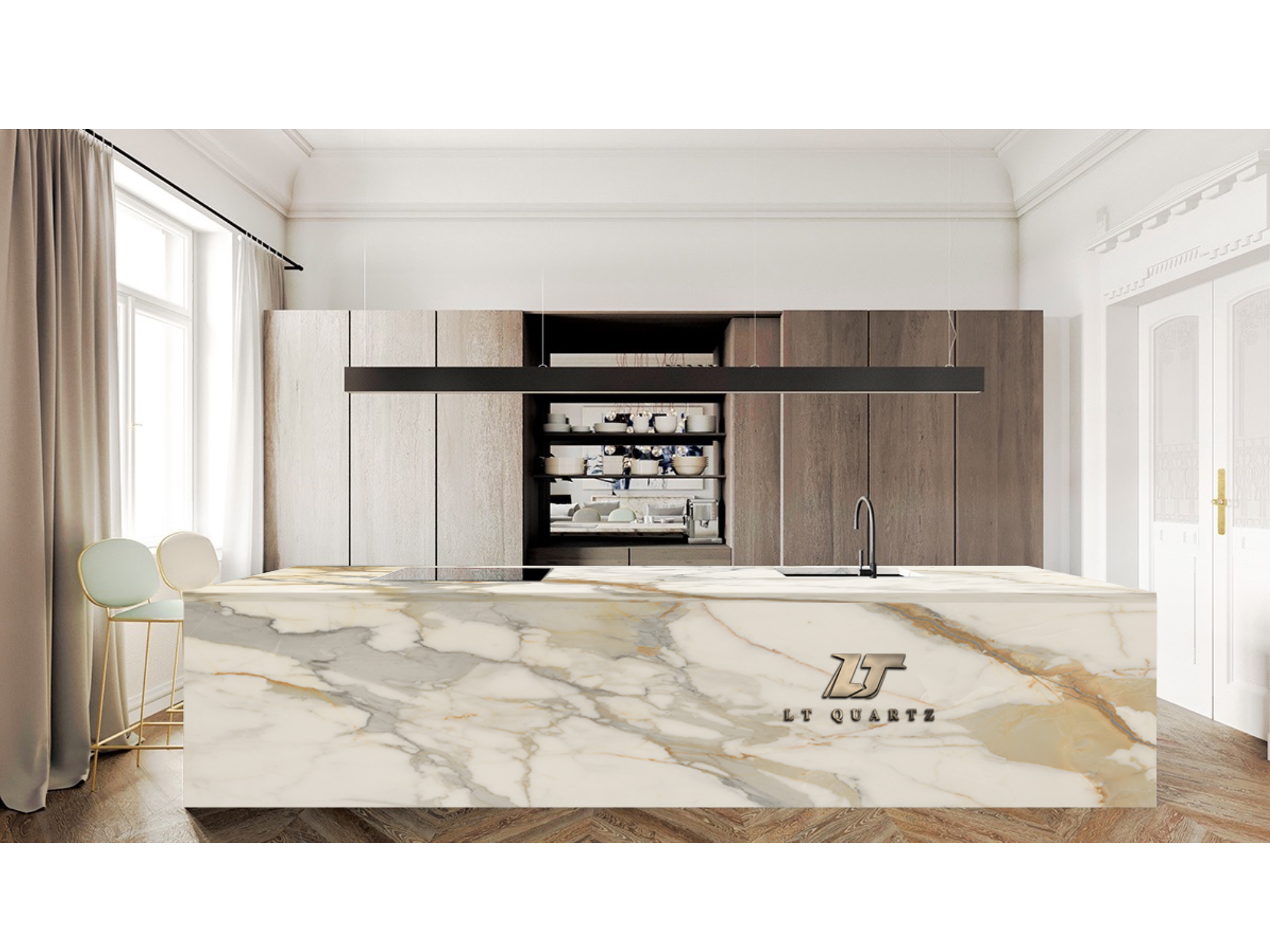 Printed Quartz Worktop Supplier